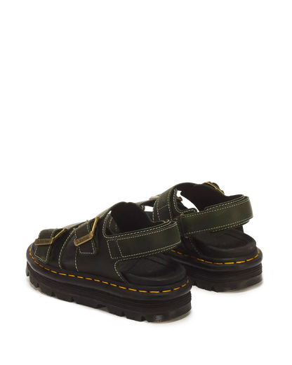 Zebzag Crazy Horse Leather Sandals