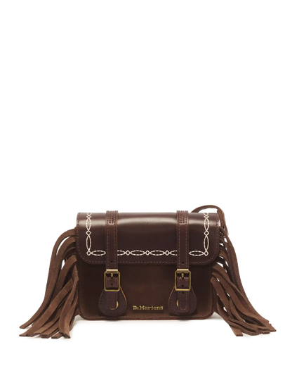 7 Inch Desert Rodeo Leather & Suede Satchel