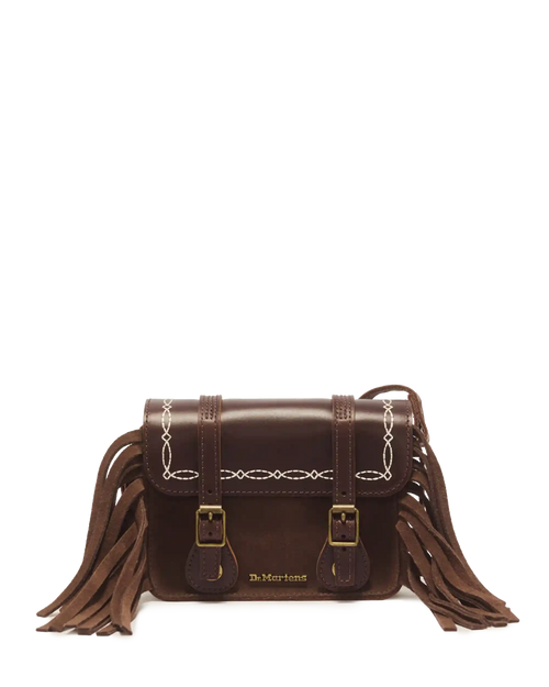 7 Inch Desert Rodeo Leather & Suede Satchel