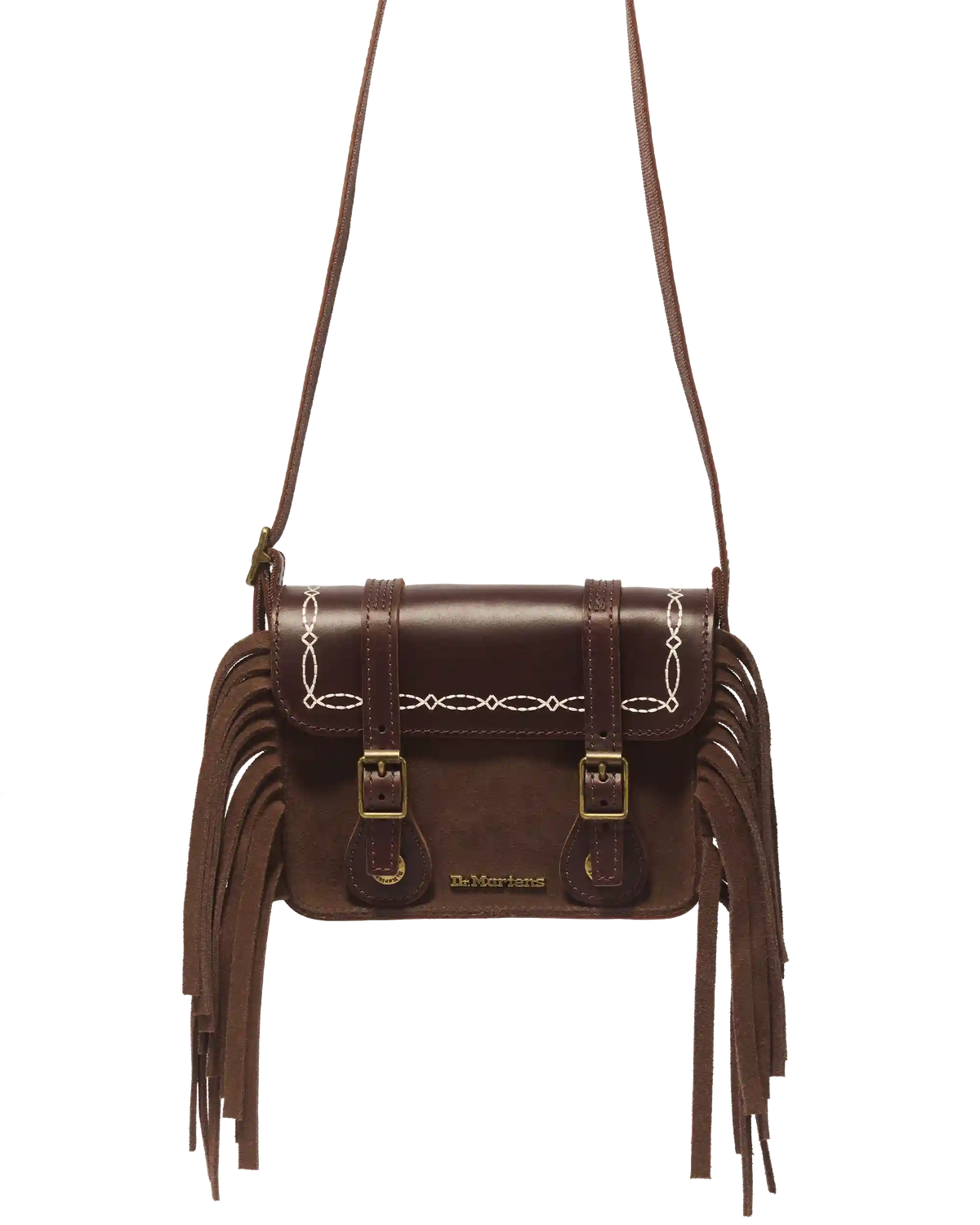 7 Inch Desert Rodeo Leather & Suede Satchel