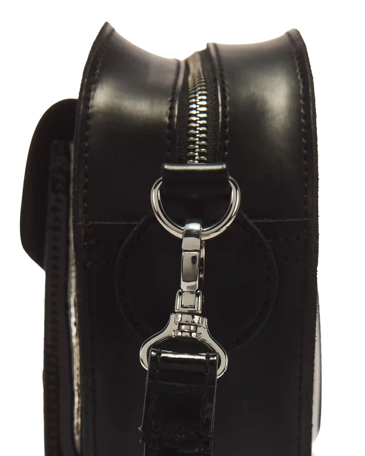 Kiev Leather Hardware Heart Shaped Bag