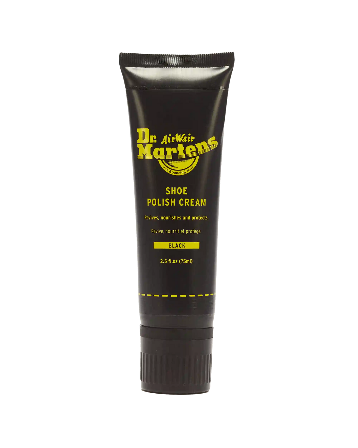 Black Shoe Polish Cream 75ml Tube