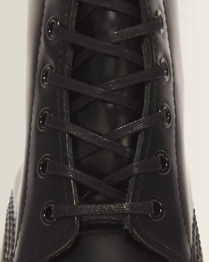55 Inch Waxed Flat Shoe Laces (8-10 Eye)