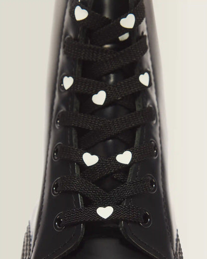 55 Inch Heart Flat Shoe Lace (8-10 Eye)