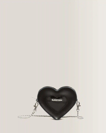 Mini Heart Shaped Kiev & Patent Leather Bag