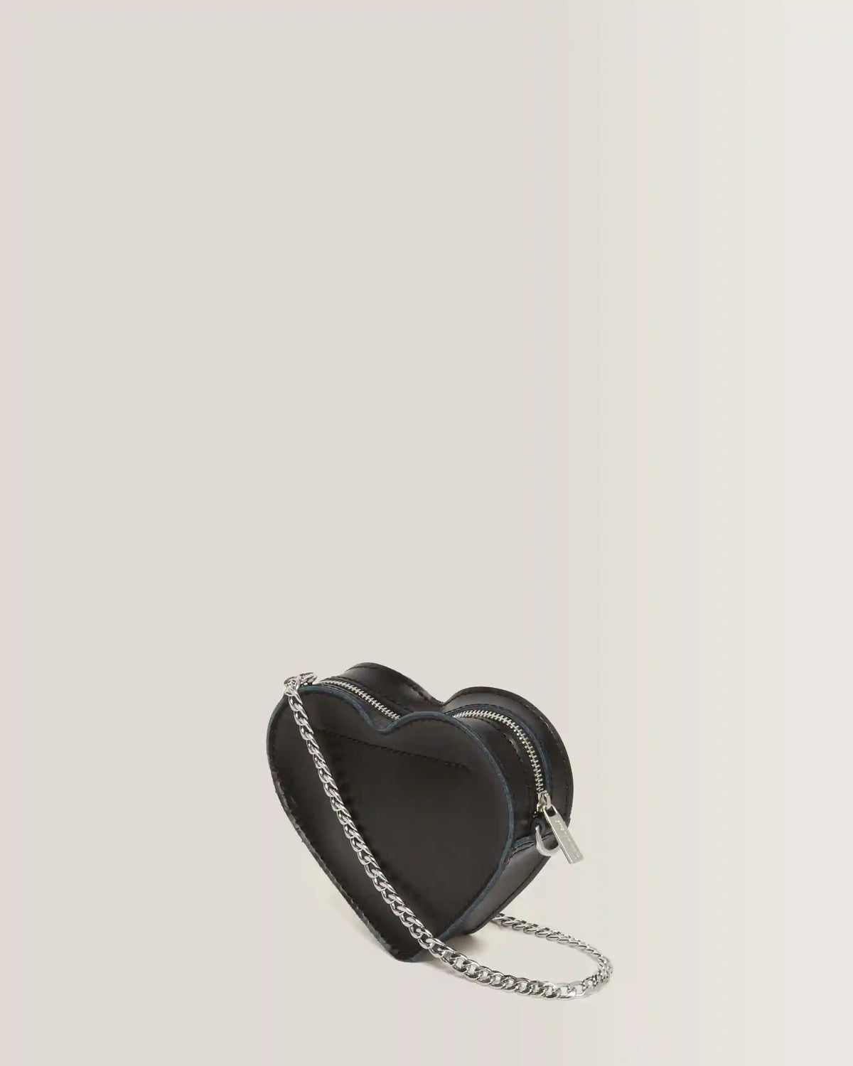 Mini Heart Shaped Kiev & Patent Leather Bag