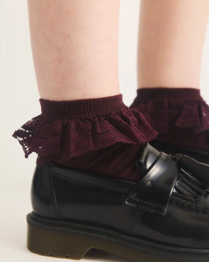 Frill Organic Cotton Blend Socks