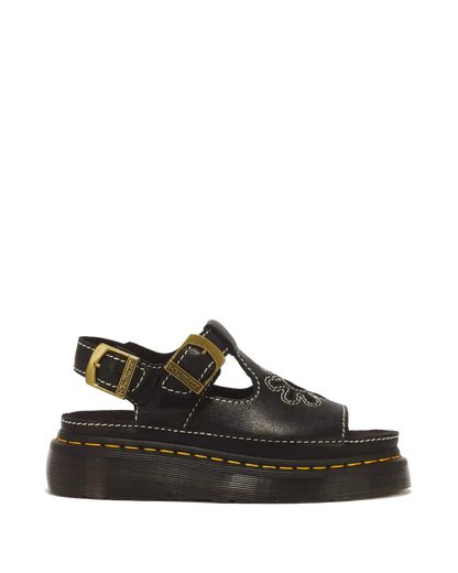Dunnet Flower Full Grain Leather Sandals
