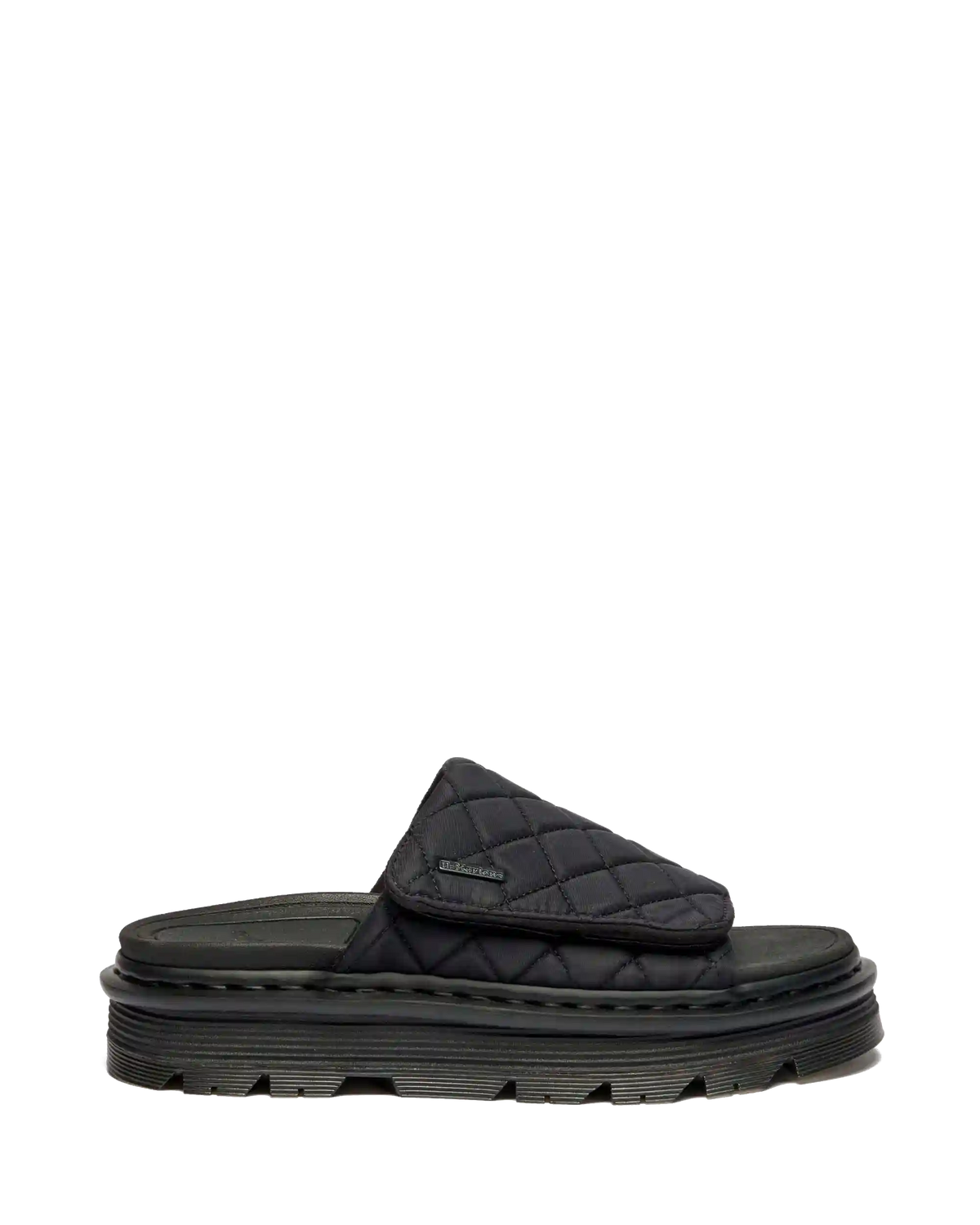 Zebzag Quilted Canvas Platform Slides