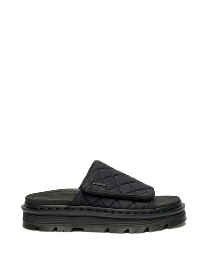 Zebzag Quilted Canvas Platform Slides