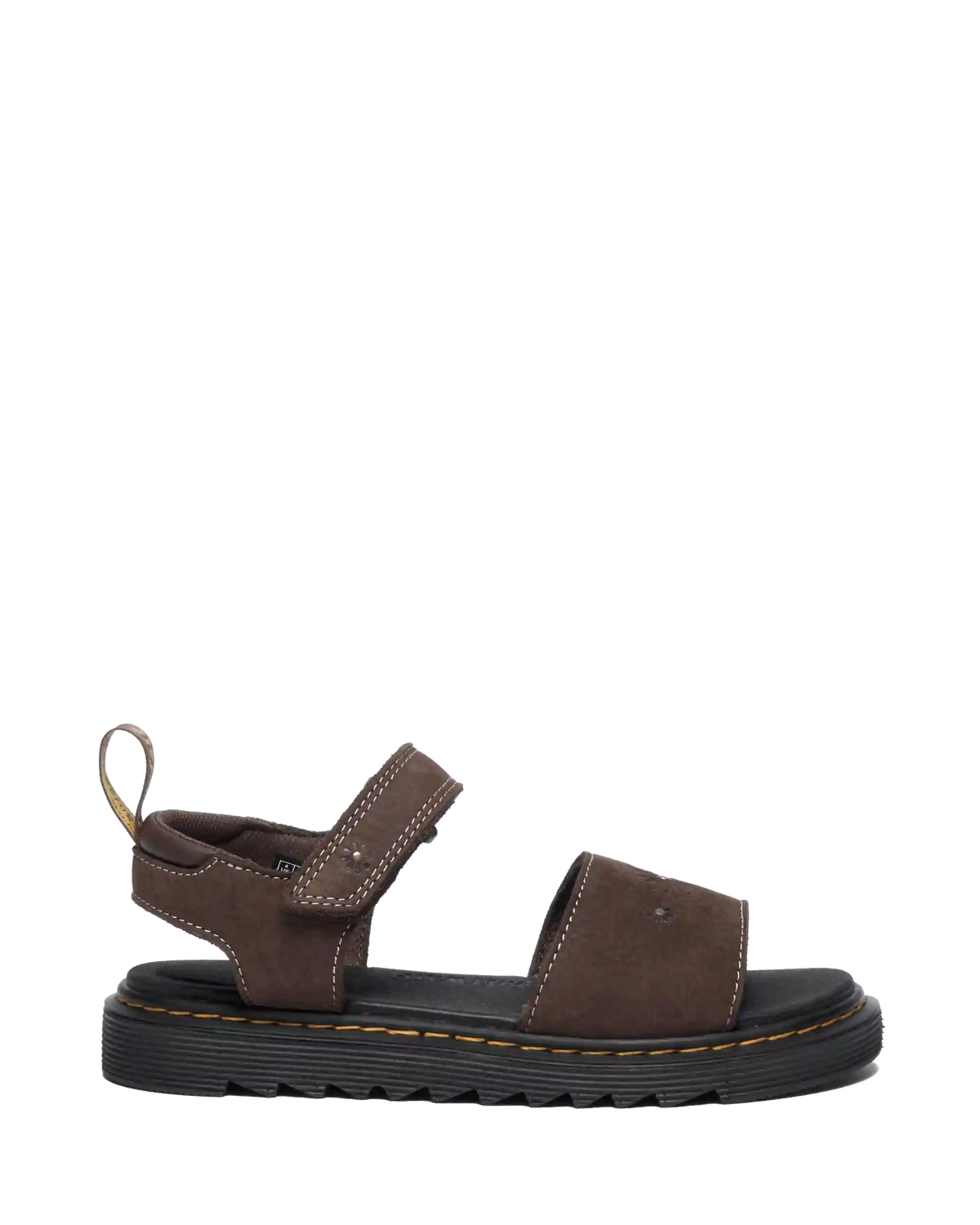 Toddler Marlowe Flower Debossed Nubuck Strap Sandals
